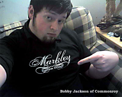 Bobby Jackson of Comonroy sportin' the new Markley Custom T-shirt